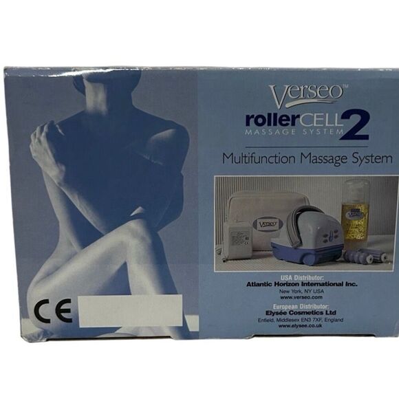 NWOT Verseo Roller Cell Massage System 2 Blue Cellulite Massage -As Seen On TV - Picture 1 of 3